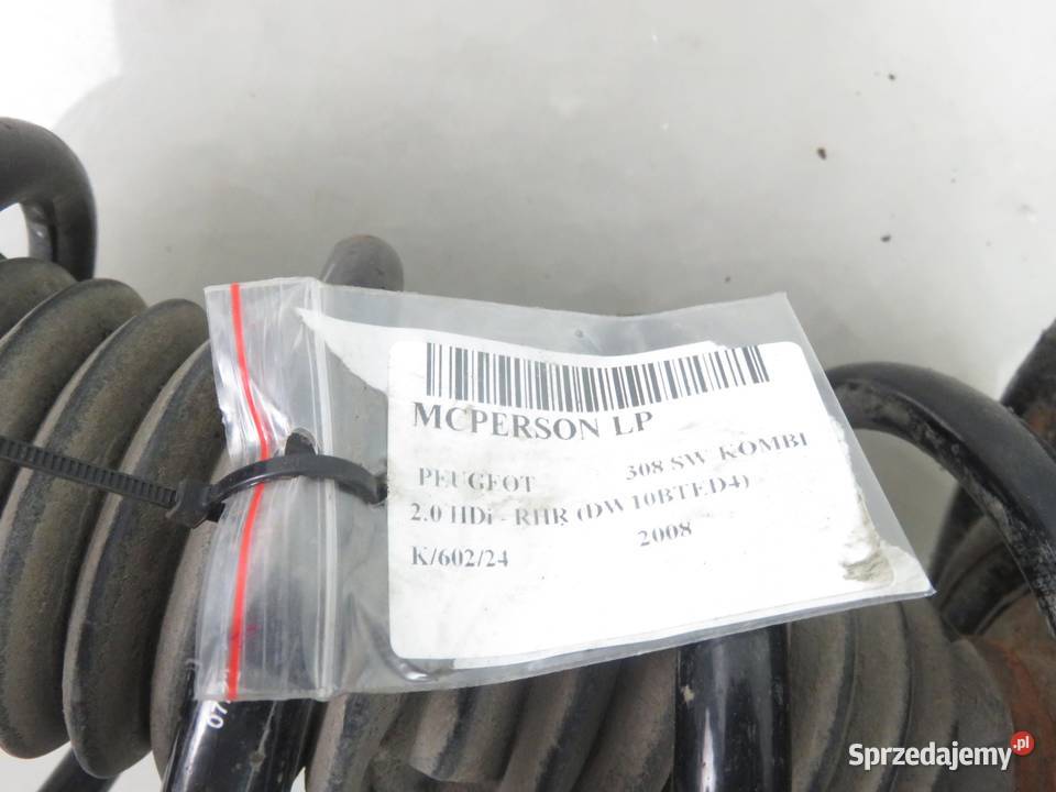 MCPERSON LEWY PRZEDNI PEUGEOT 308 20 HDi małopolskie