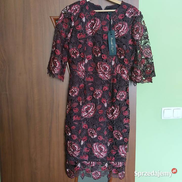 Sukienka nowa koronką bordowa Kalety sprzedam