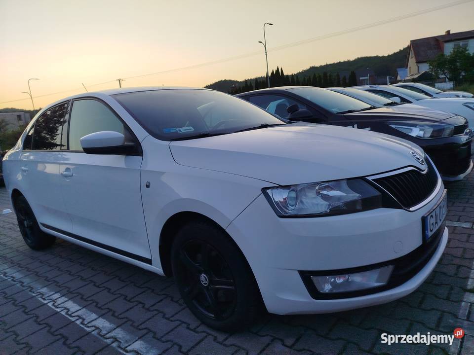 Skoda Rapid Automat DSG xenon navi automatyczna Bolszewo