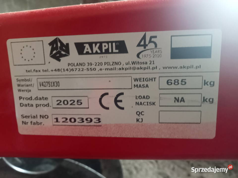 Talerzówka AKPIL 27m