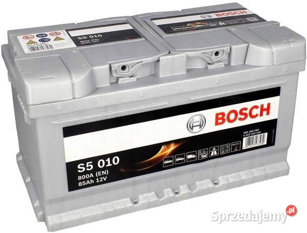 Akumulator 85Ah 800A BOSCH S5010 P Gliwice Układ elektryczny, zapłon sprzedam