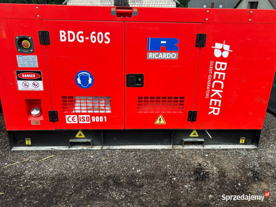 Agregat prądotwórczy spalinowy 50 kW 60 kVA Włosty