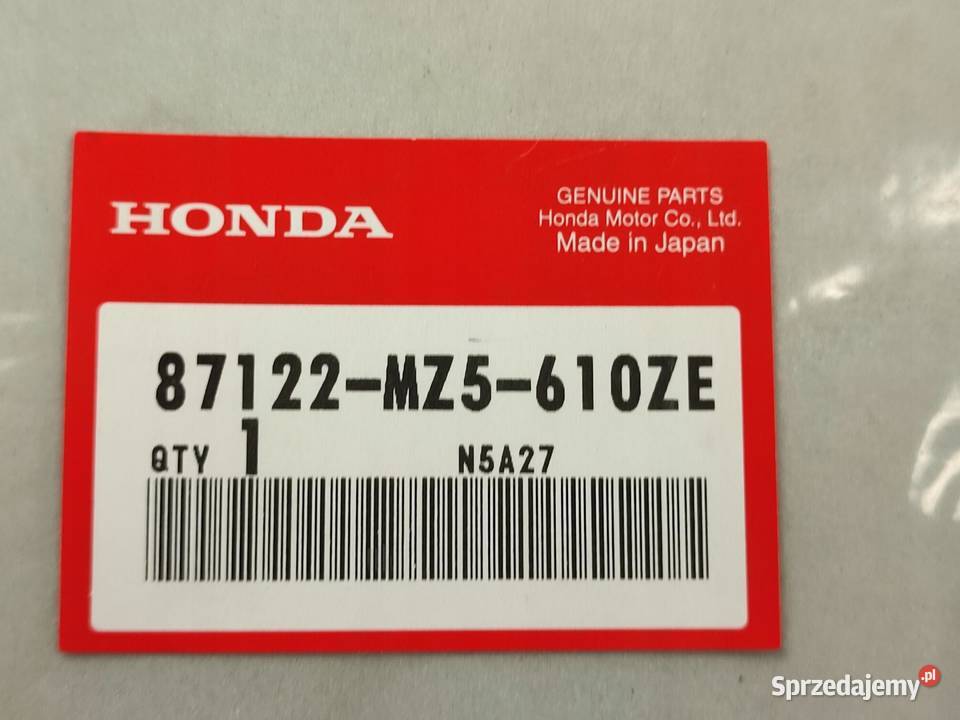 NAKLEJKA NA BAK L STR HONDA SHADOW 750 1995