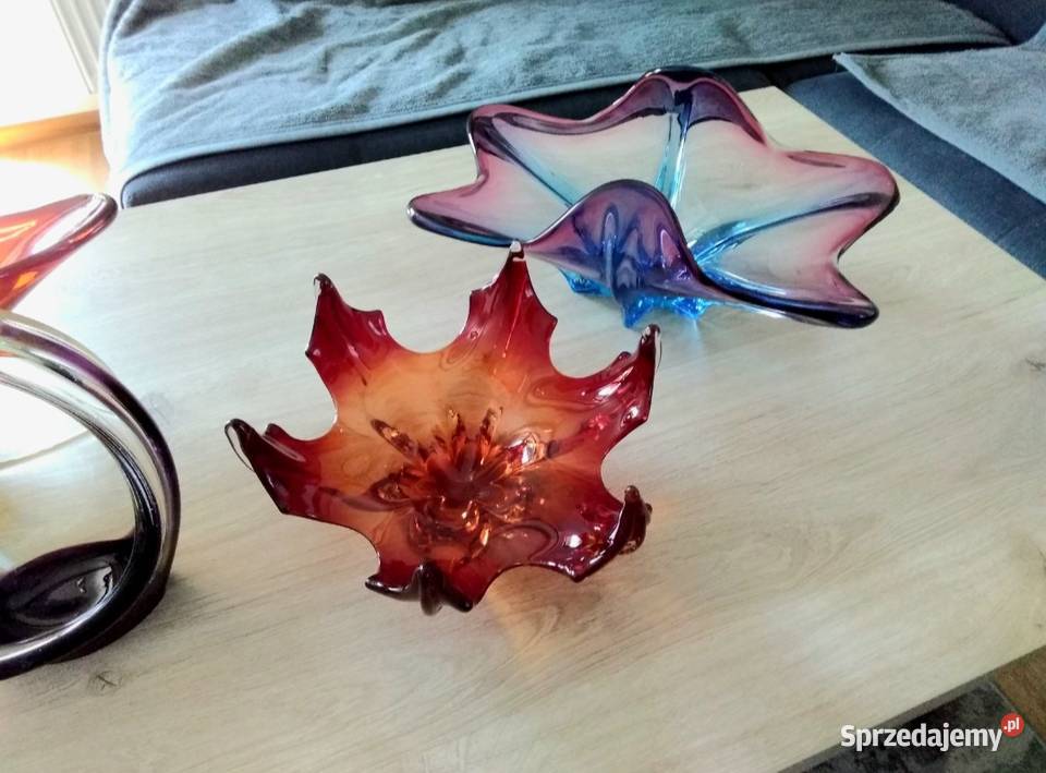 Szkło Murano Patera Murano Włochy Lata 60te 70te Radom