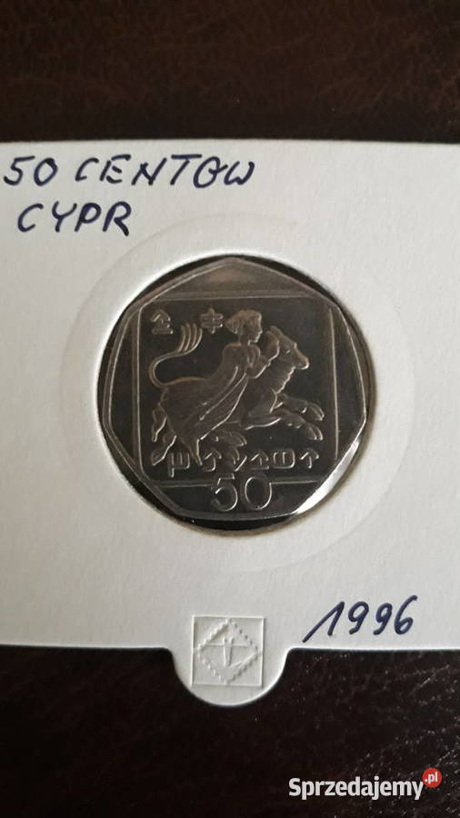 50 Centów Cypr 1996 r Konin