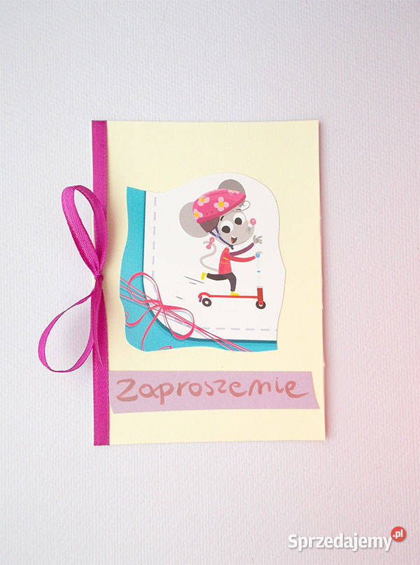 dziewczynka zaproszenia C6 bajkowe zaproszenia Zawiercie