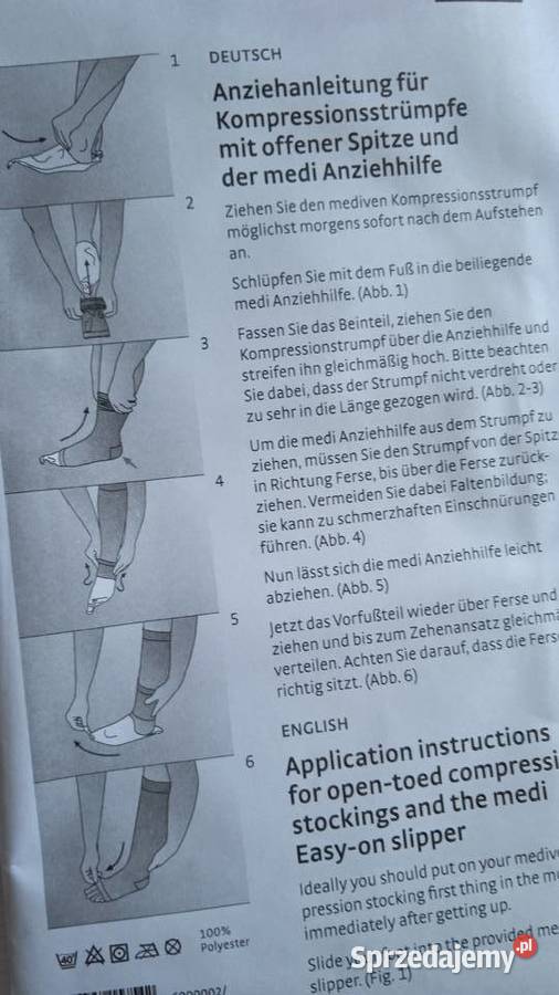 NIEMIECKIE PODKOLANÓWKI TERAPEUTYCZNE sprzedam