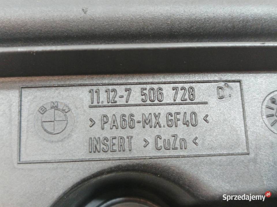 POKRYWA ZAWORÓW 7506728 18 VALVETRONIC Bmw Seria osobowe