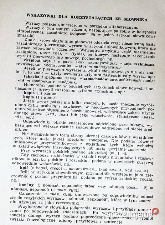 Słownik rosyjskopolski i polskorosyjski M F lubelskie Chełm