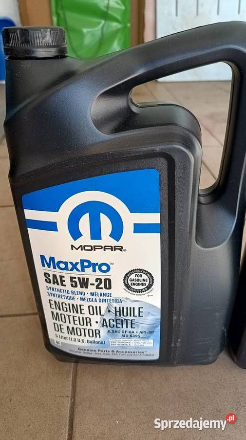Olej silnikowy MOPAR 5W20 5946L MS6395 SYNTHETIC pomorskie