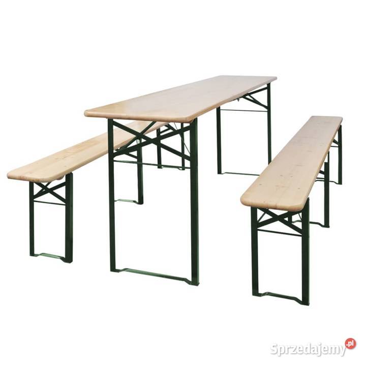 vidaXL Składany stół biesiadny z 2 ławkami 220 Warszawa