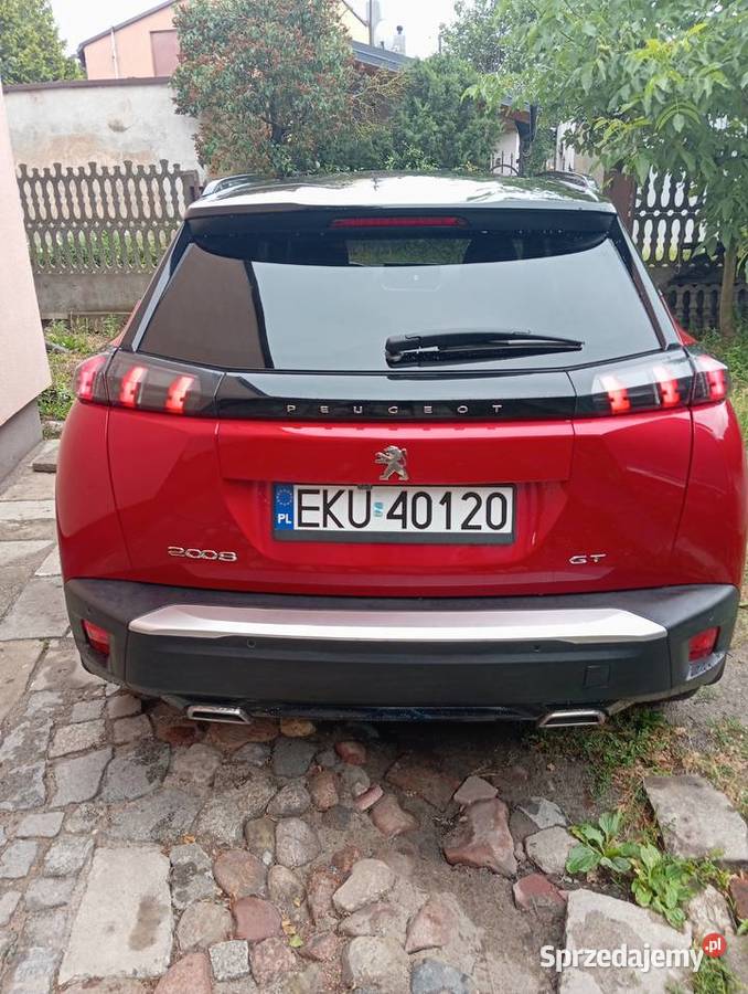 Peugeot 2008 zadbany mały przebieg welurowa tapicerka Kutno