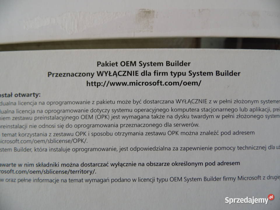 Office Microsoft pakiet OEM i inne Zestaw Radzewice