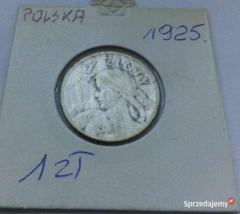 POLSKA1 1925 r KROPKA DACIE SREBRO 750 ŻNIWIARKA Numizmatyka Legionowo sprzedam