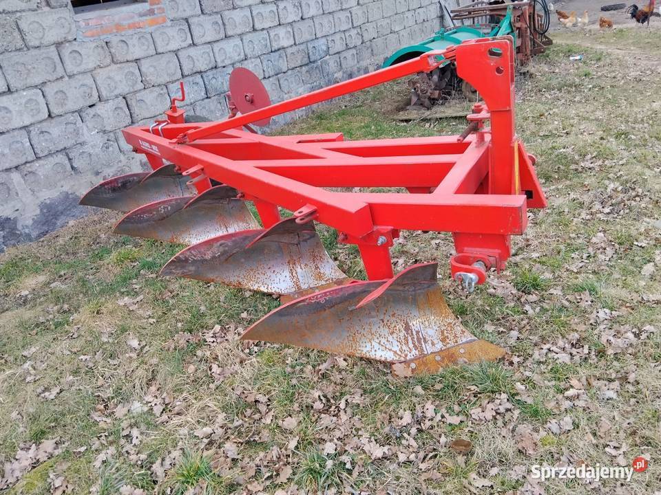 Pług 4 sikbowy zagonowy AgroMix nieuszkodzony Czajków
