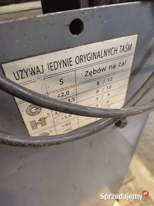 Piła taśmowa do metalu metalexport 180 i Bomar Maków Podhalański sprzedam