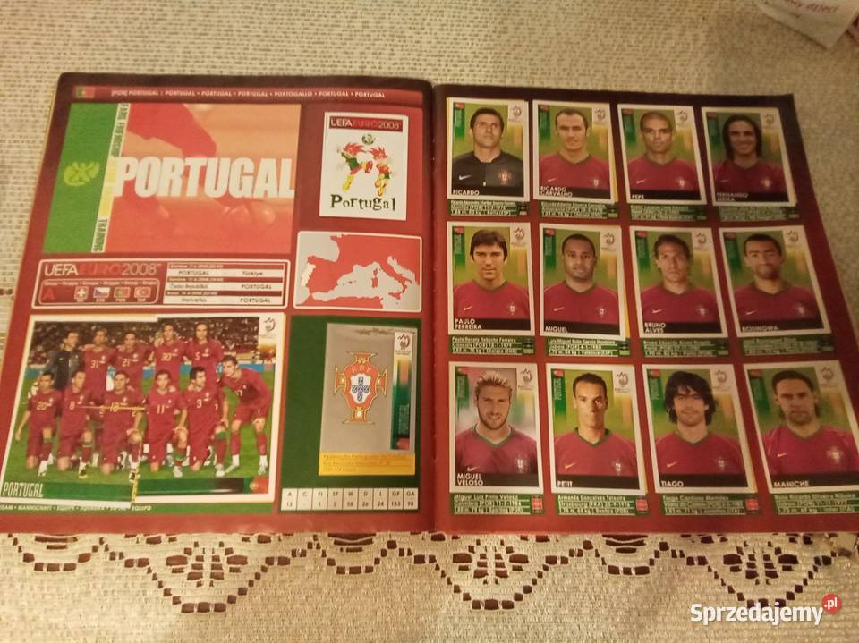 Euro 2008 album z naklejkami parę braków Warszawa
