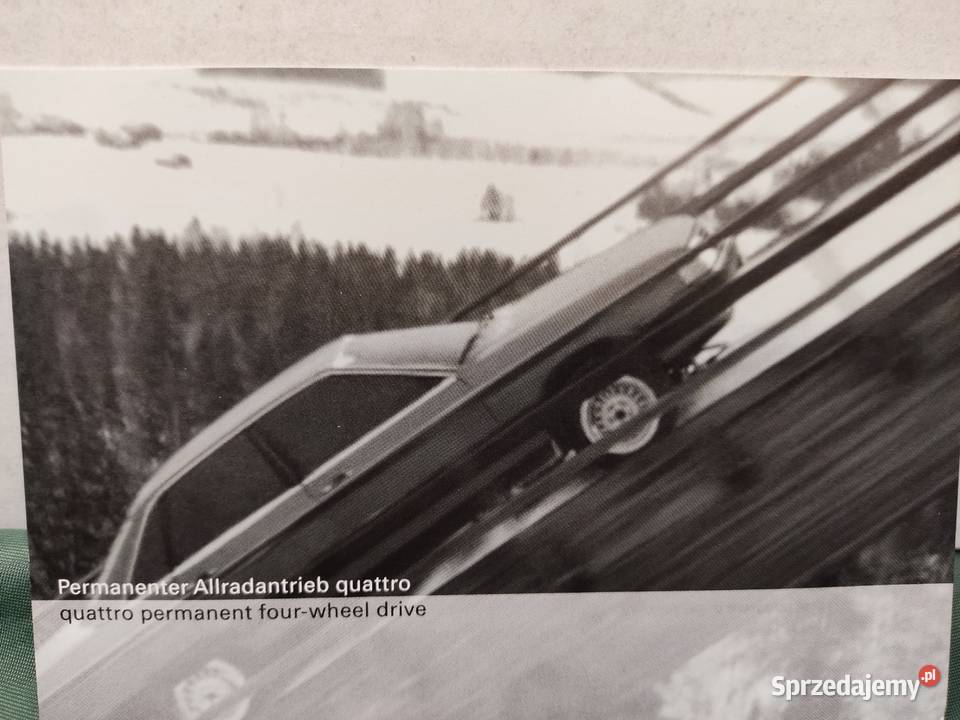 Pocztówka widokówka Audi quattro permanent Głuchołazy sprzedam