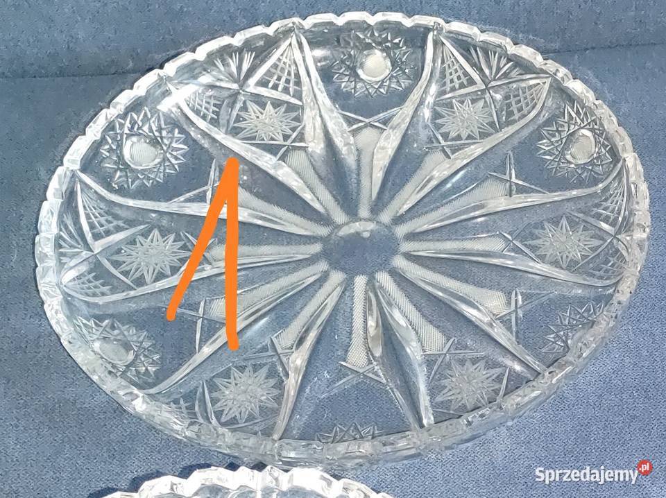 Zestaw szkła kryształowego salaterka misa Porcelana i szkło Bielsko-Biała