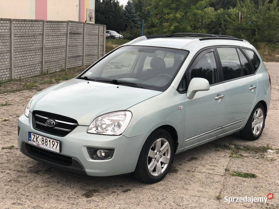 Kia Carens III rejestracja 2008 Clarion ASO Zarejestrowany w Polsce Koszalin
