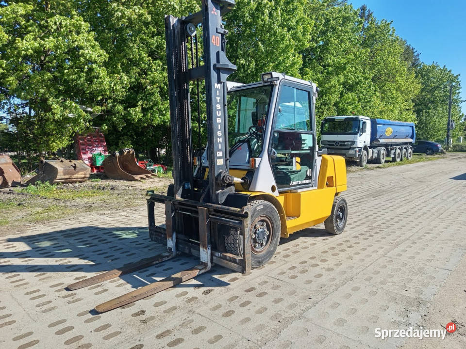 Wózek widłowy MITSUBISHI FD40K 4 t 45 m diesel diesel Pogórze