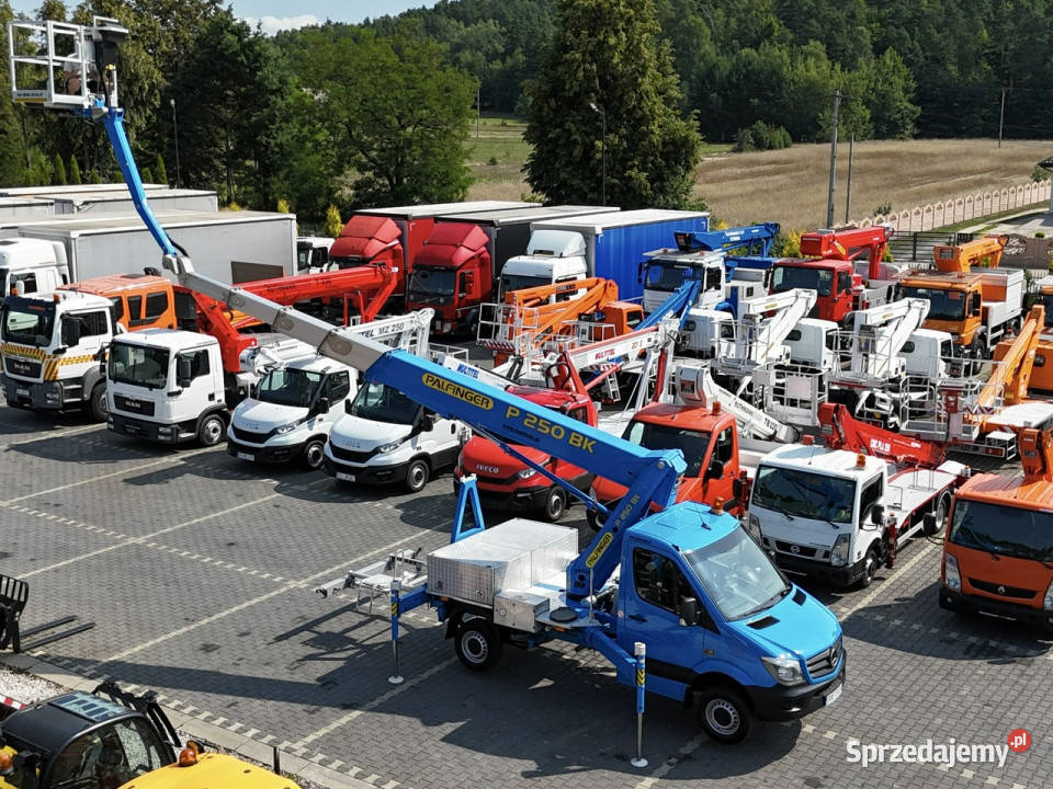 Mercedes Sprinter Podnośnik Koszowy 25m świętokrzyskie Widełki