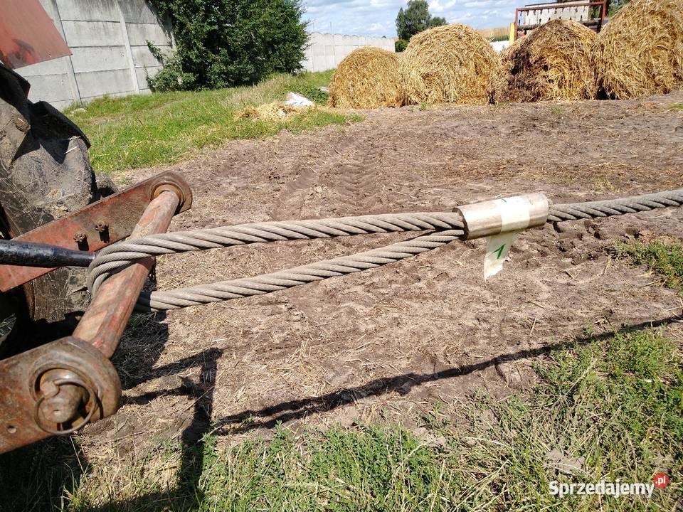 lina stalowa holownicza tir ciągnik mocna nieuszkodzony Szczekociny sprzedam