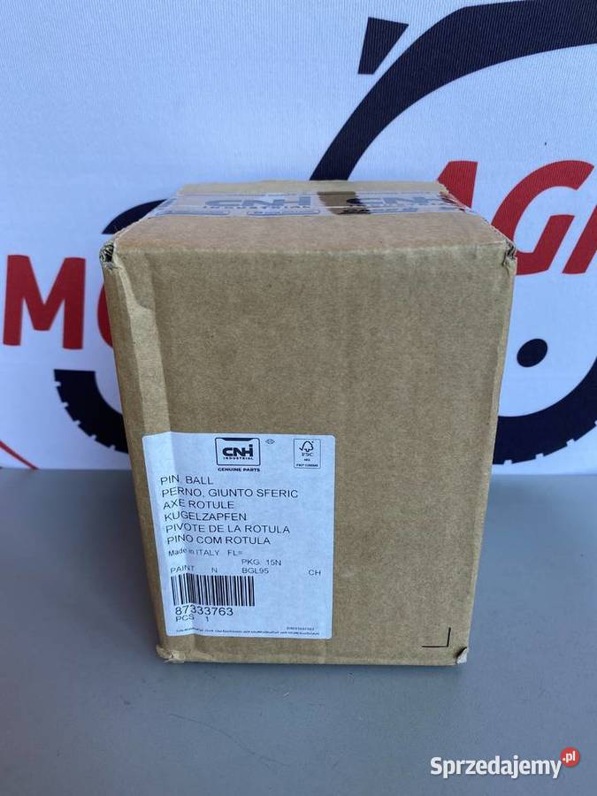 Sworzeń dolny zwrotnicy Case Holland Steyr