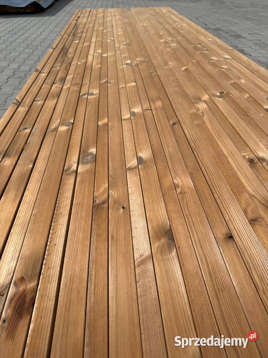 Deska elewacyjna thermo termo sosna lamela Prusice