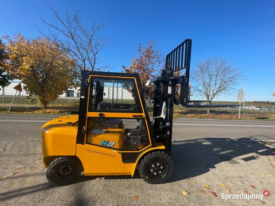 Wózek widłowy 35T kabina duplex Gunter Grossmann diesel Łódź