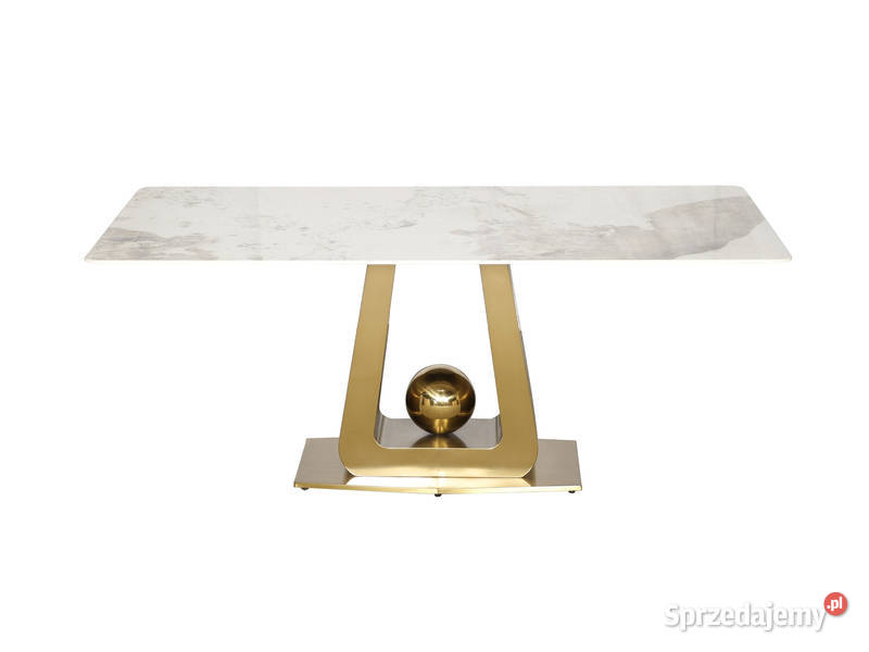 Stół złoty okrągły Glamour Nowojorski Milenio z Stoły Golkowice sprzedam