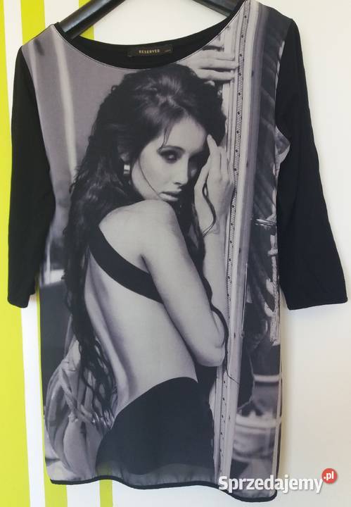 M3840 Tunika długa bluzka Reserwed Bluzki i koszule śląskie Gliwice
