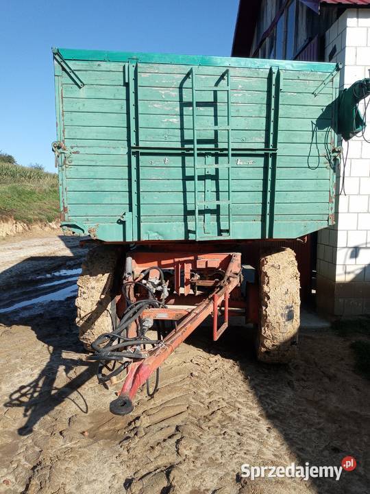 Przyczepa 14 t trójstronny wywrot Majdan-Sielec