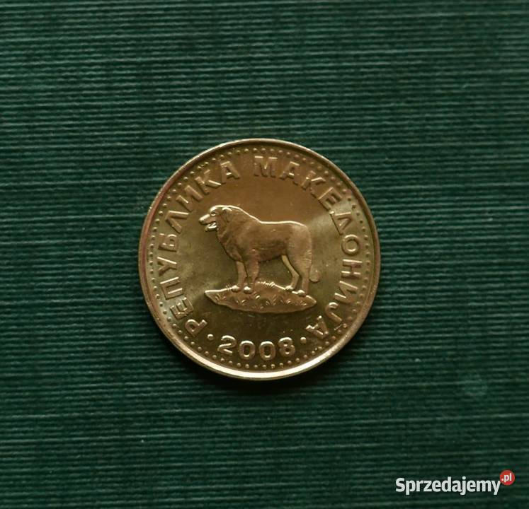 Macedonia Północna 1 denar 2008r Gliwice