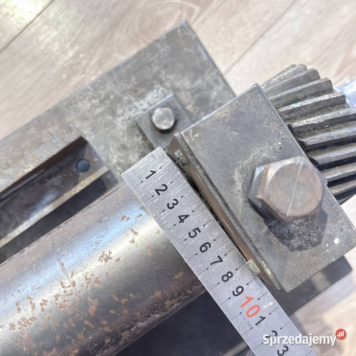 Walcarka do blach 150mm x 10mm manualna solidna Rękodzieło artystyczne Śrem