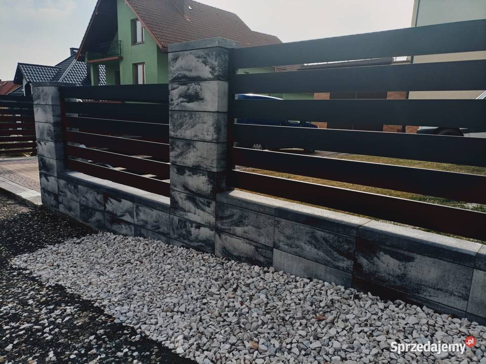 Bloczki ogrodzeniowe JONIEC Roma HORIZON Elementy betonowe