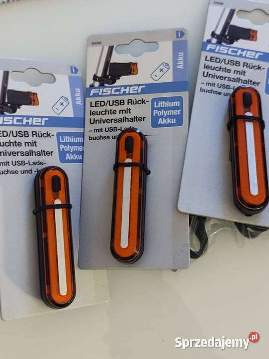 Lampki rowerowe tylne LED Aku USB śląskie Bielsko-Biała