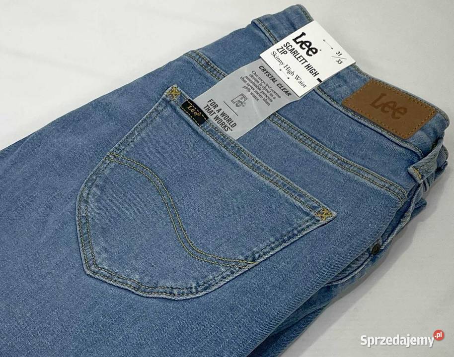 Spodnie damskie jeansy Lee Scarlett High Grey