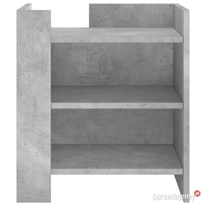 Szafka nocna szary beton 45x50x50 materiał