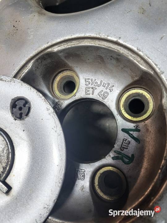 4x 14 4x100 ET 49 55Jx14H2 566mm Alufelgi Opel OE Pobiedziska