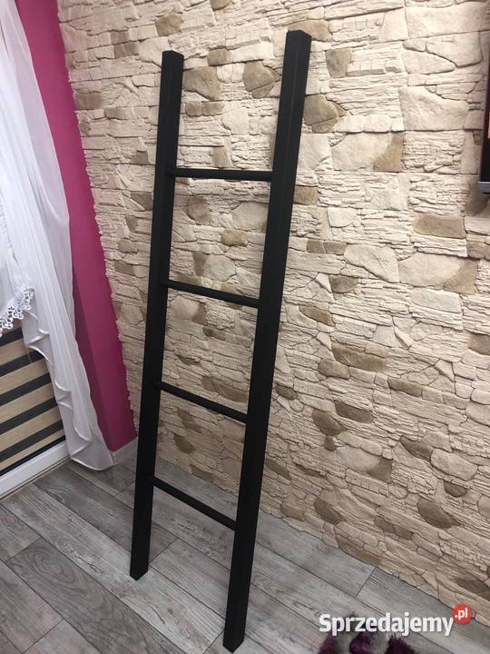 Drabinka drewniana 180 x 50 na ręczniki KOLORY wielokolorowy dolnośląskie Wrocław sprzedam