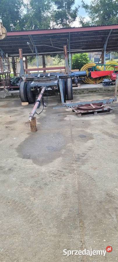 Przyczepa nożycowa Autosan 5350 do słupów stali Golcowa