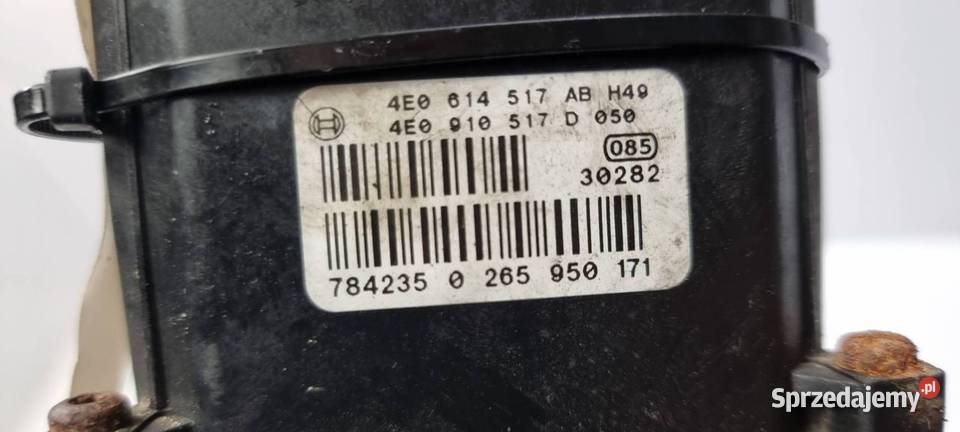 POMPA ABS HAMULCOWA AUDI S8 D3 4E0614517AB Lipno