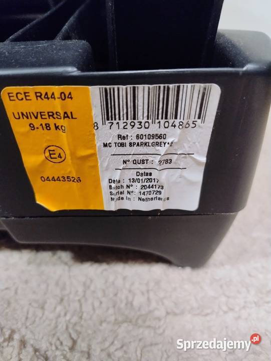 Fotelik Maxi Cosi Tobi sprzedam