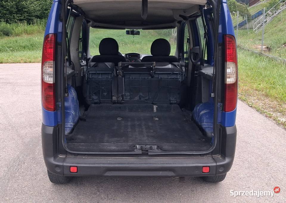 Fiat Doblo 5 osobowy 19 Multijet 2007 Partner niebieski Brzesko