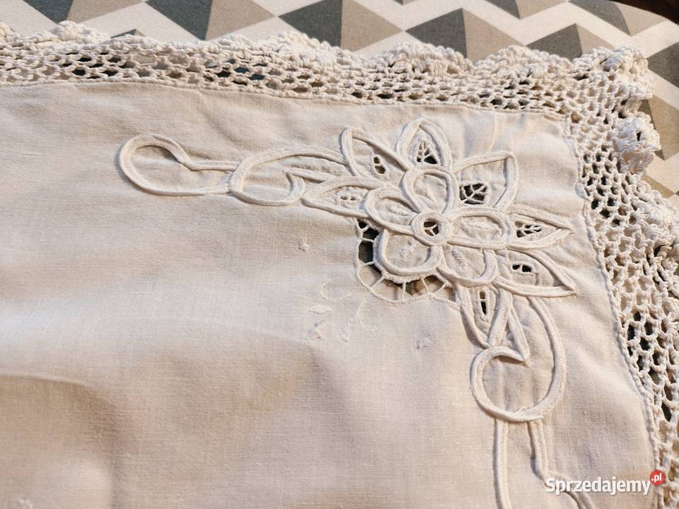Serweta biała bawełna PRL biały Legnica