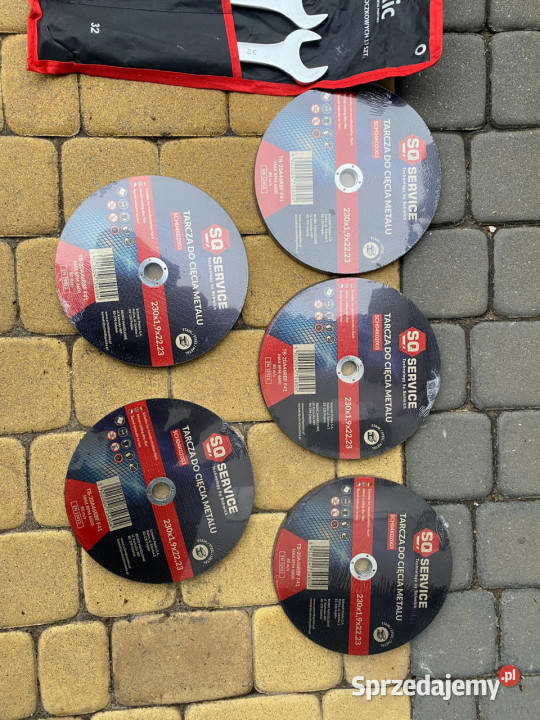 Zestaw NOWYCH narzędzi 50 sztuk DUŻYCH tarcz 230 Pozostałe Ruda