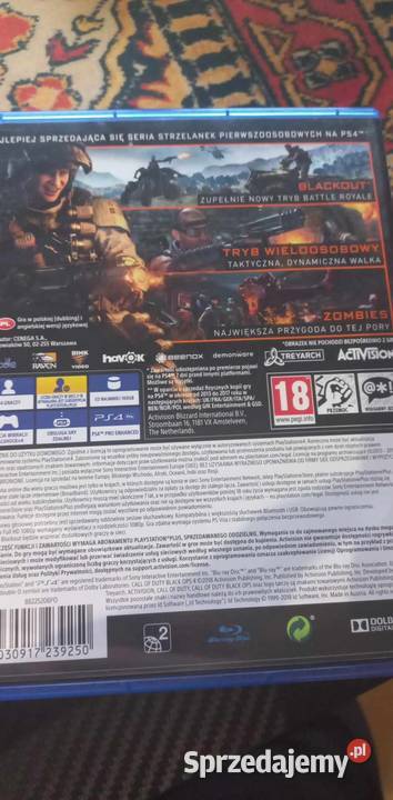 Gra Call of Duty black OPS na 4 Chwalęcin