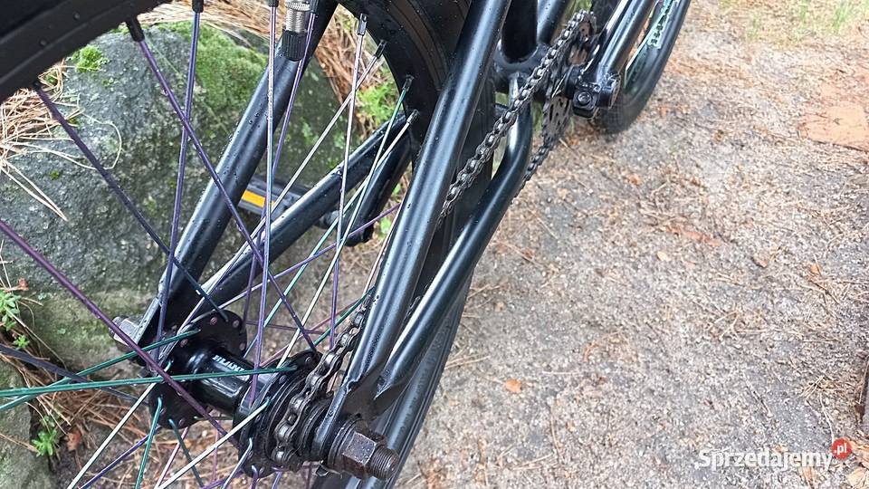 Profesjonalny Czarny Rower Młodzieżowy Bmx Blank Wołów