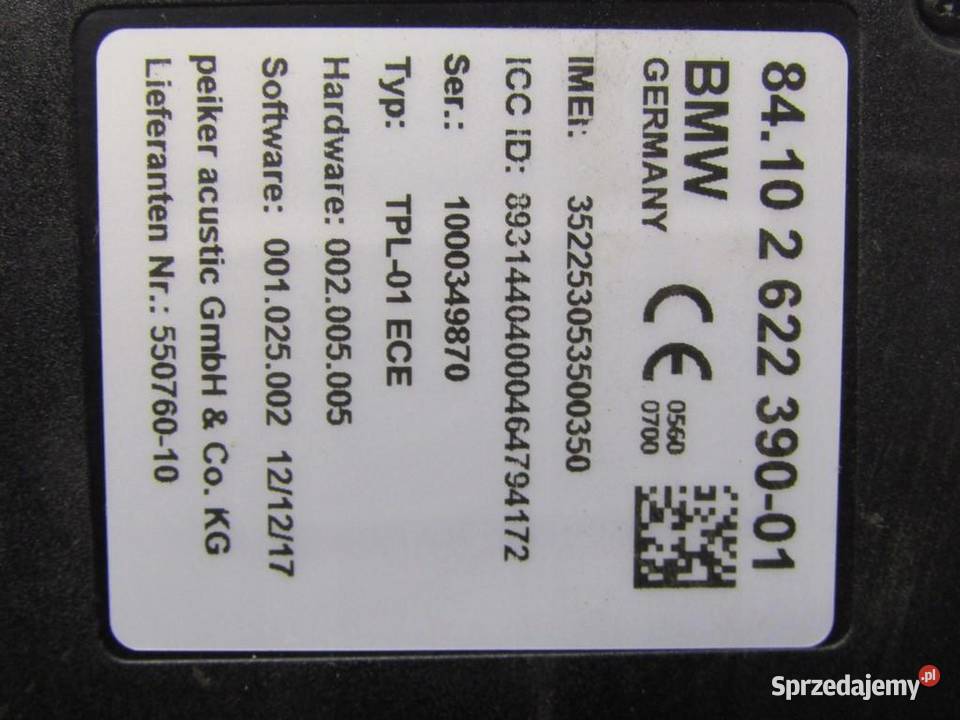 MODUŁ STEROWNIK TELEMATIC 15 MINI F55 F56
